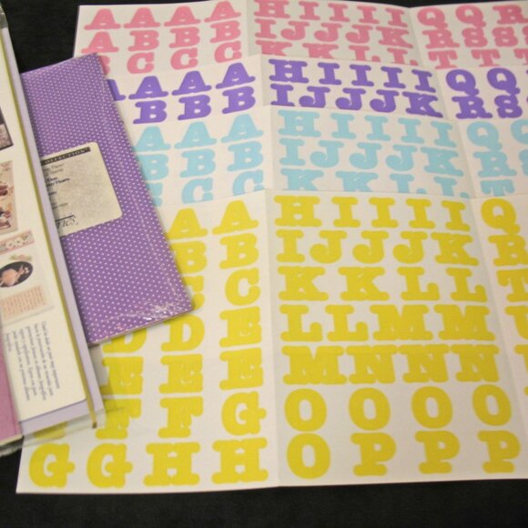 Lot of Stickers, Abc stickers, Gr Lengths-Flower Bud, Printworks, Pretty Paper - Picture 3 of 7